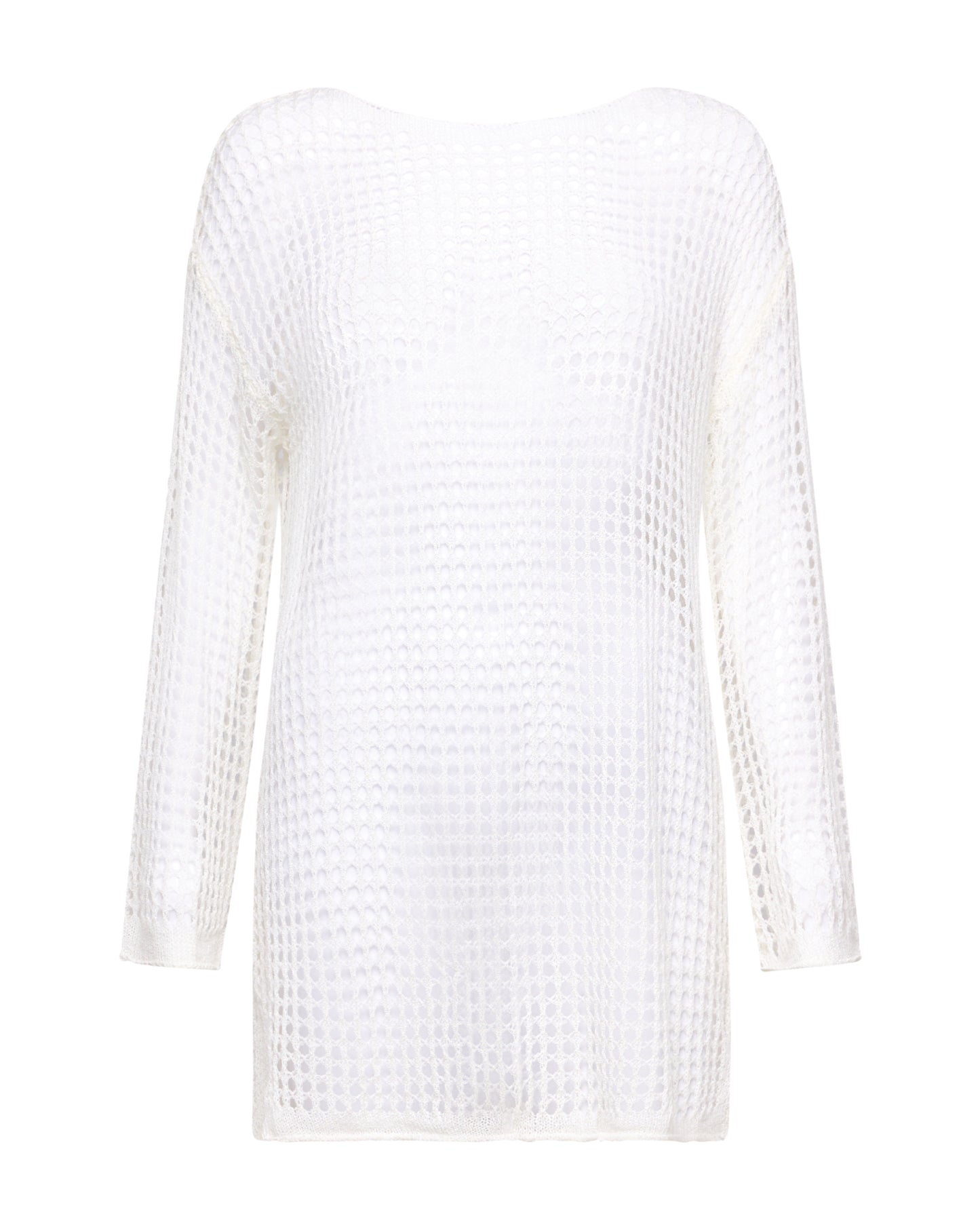 CORI - LONG SLEEVE TUNIC - WHITE