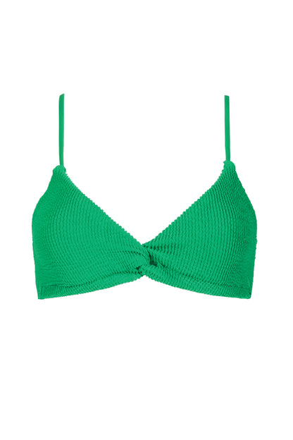 REMY TOP - SPRING GREEN CRINKLE