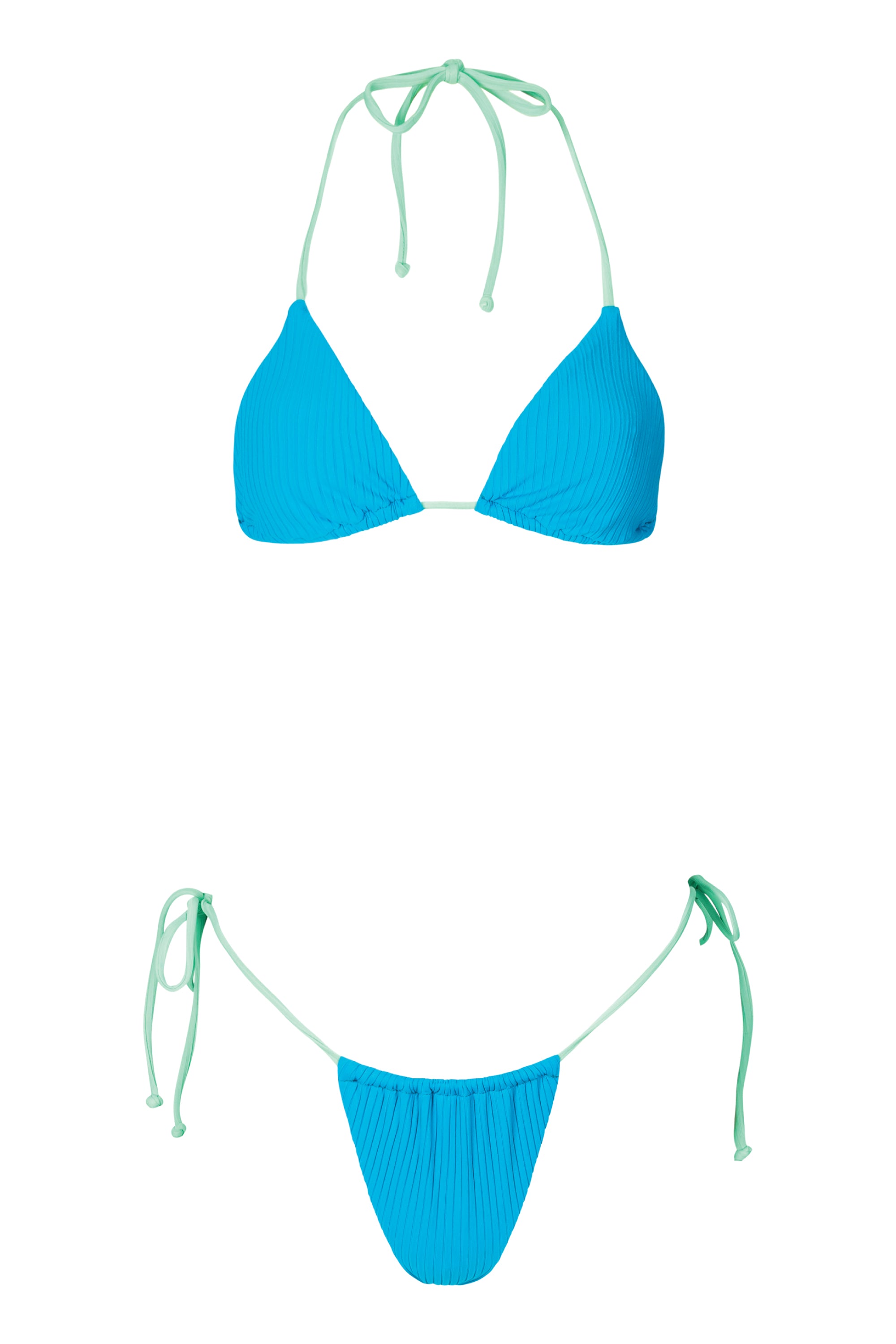 Peacock sales blue bikini